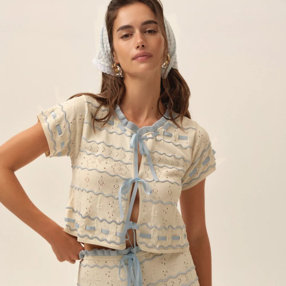 NWT Dora Pointelle Top
